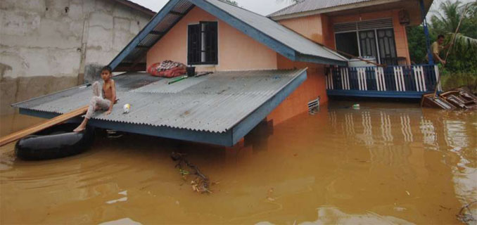 Banjir Bandang Balangan Air Capai 2 Meter, Ribuan Rumah Terendam