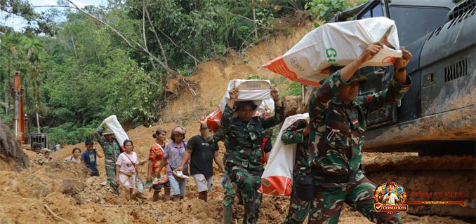 BNPB Personel TNI Tangani Bencana Dapat Uang Semangat Rp165 Ribu per Hari