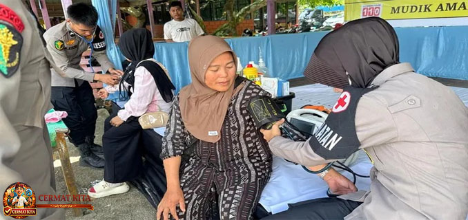 Dokpol Polda Sulbar Sediakan Cek Kesehatan Disaat Libur